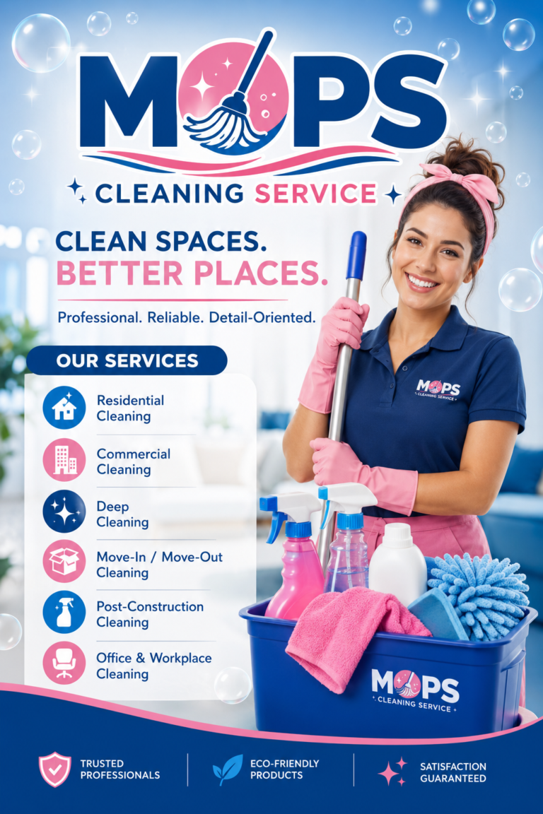 MOPS Cleaning Service Page